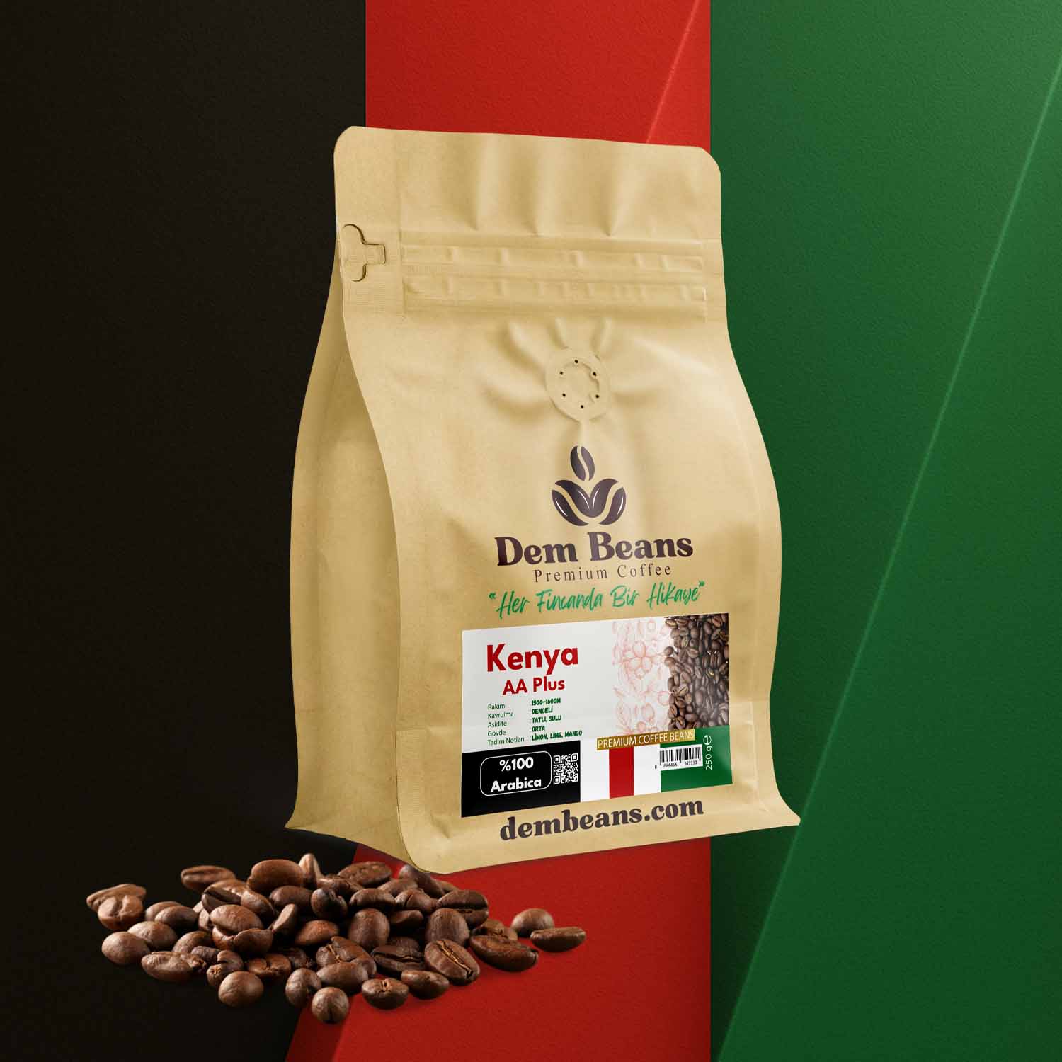 Kenya AA Plus Mount Yöresel Kahve Kenya AA Plus Mount Yöresel Kahve