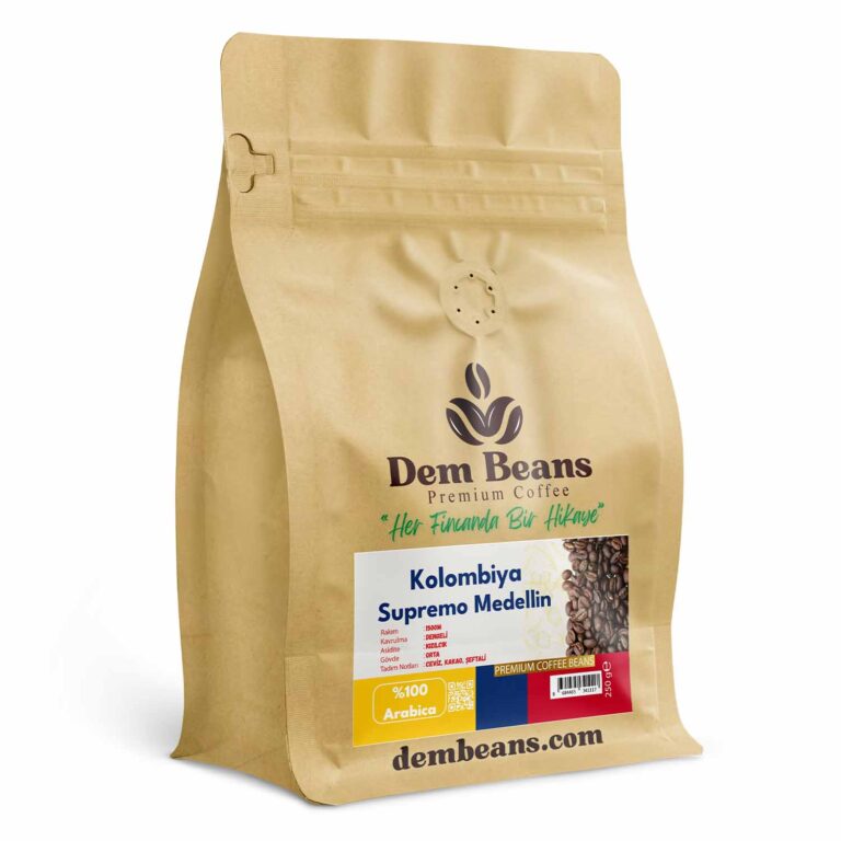 Kolombiya Supremo Medellin Yöresel Kahve 250gr